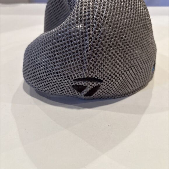 2014 TaylorMade SLDR Tour Preferred Cage Gray Hat Cap Men's S/M Fitted Flex - Picture 3 of 7